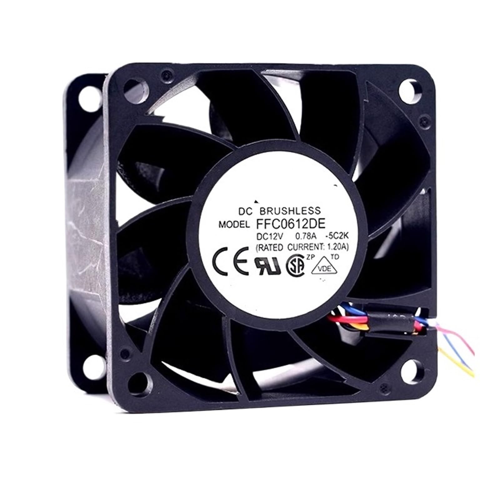TSCFHGQI FFC0612DE DC 12V 0.78A 6038 6CM 4-wire cooling fan