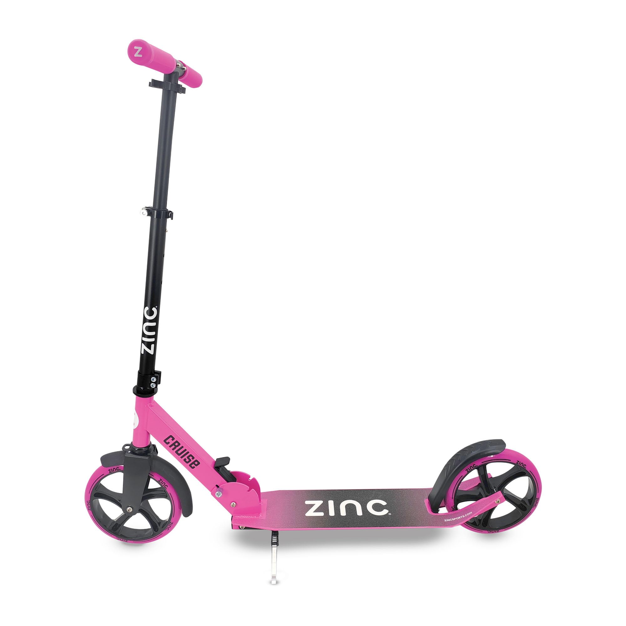 Cruise Kids Scooter – Big Wheel Kick Scooter for Ages 6+, Foldable 2-Wheel Scooter with 200mm Wheels, Lightweight, Height Adjustable, Rear Footbrake, Supports up to 100kg
