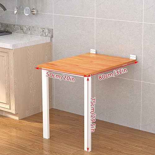 Miniatura 3 de Mesa plegable plegable de pared, multifunción, mesa flotante de cocina, escritorio de ordenador, mesas de bar, convertible a pintura de pared, con