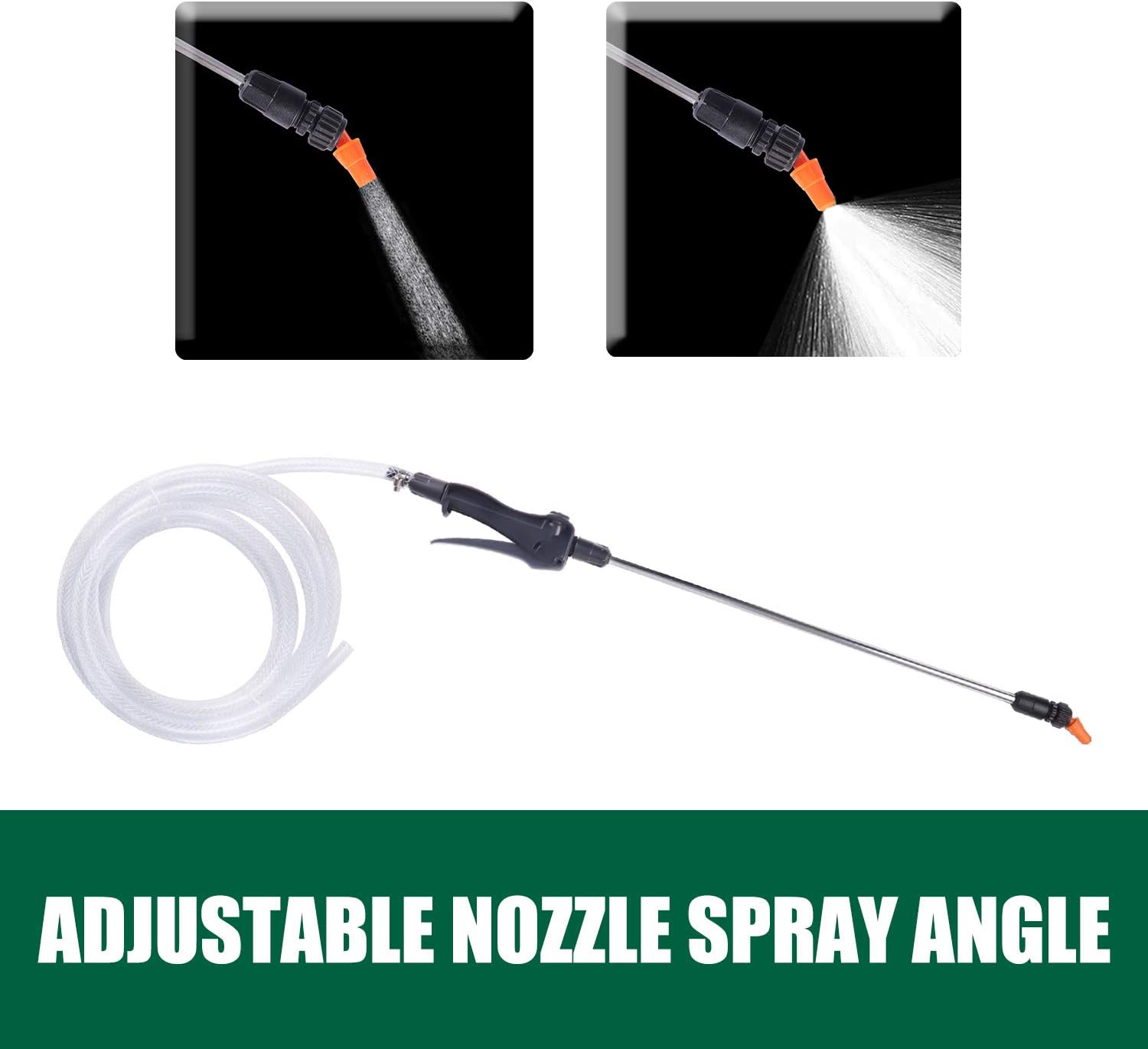 60L 12V ATV Weed Sprayer Broadcast and Spot Spray Chemical Tank Multiple Accessories(White)