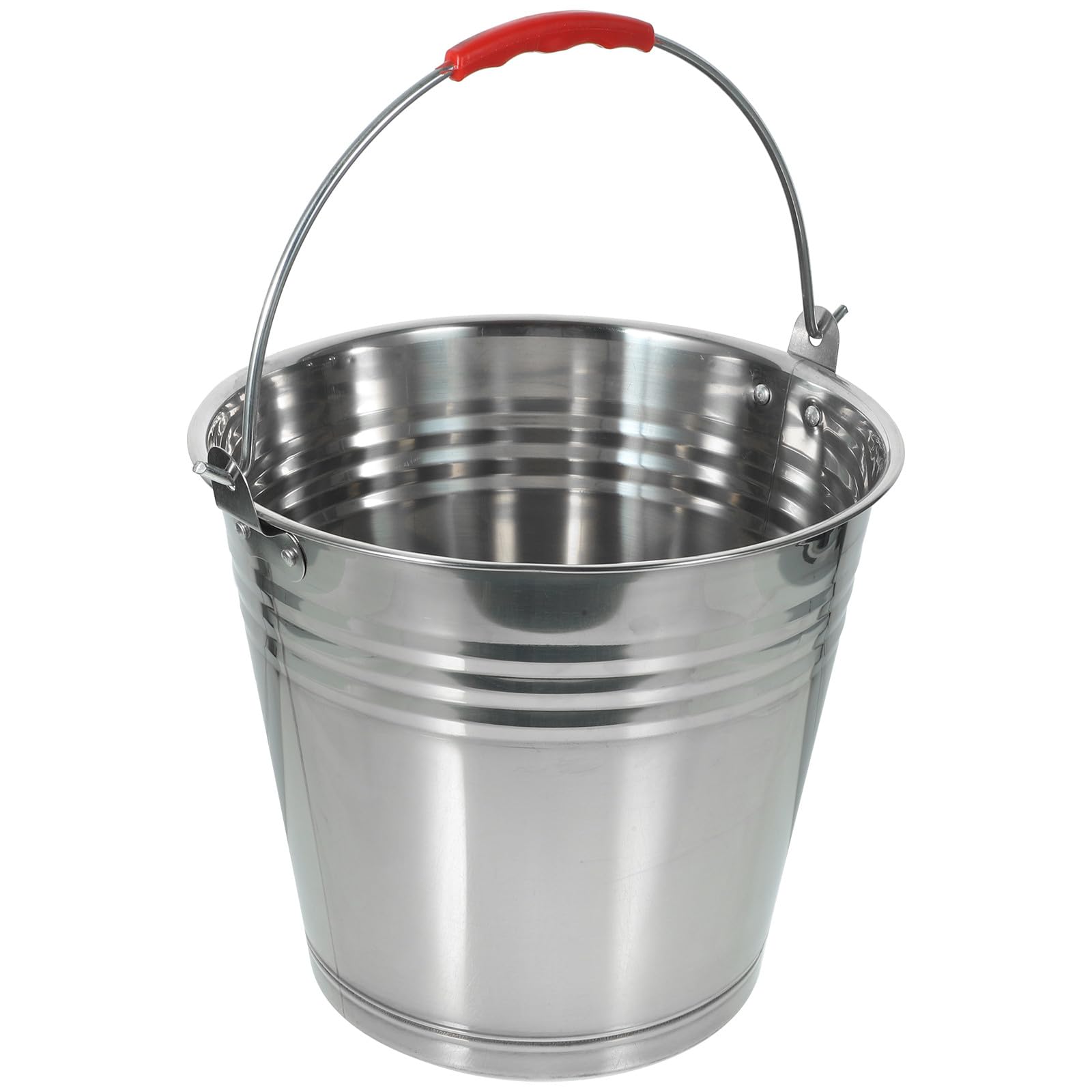 Seau en acier inoxydable PRETYZOOM 7L une finition robuste pour la maison