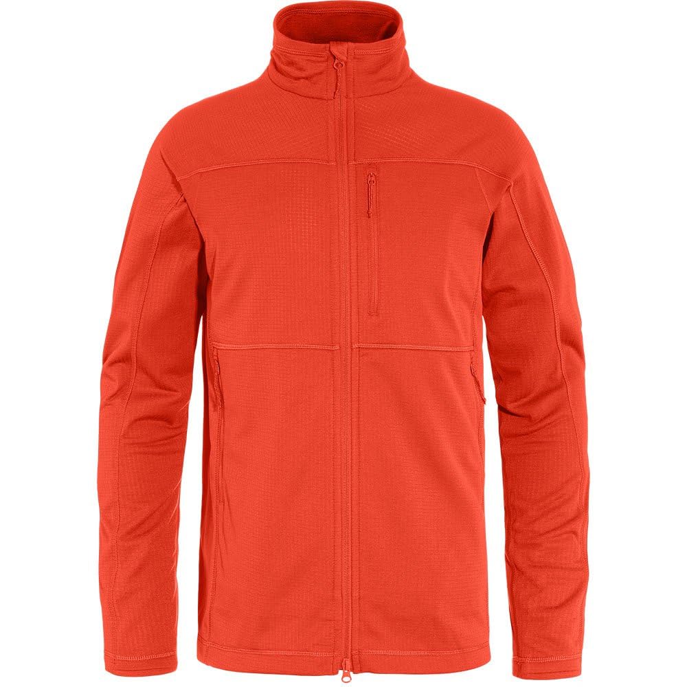 Fjallraven 86971-214 Abisko Lite Fleece Jacket M Jacket Men's Flame Orange Size XS