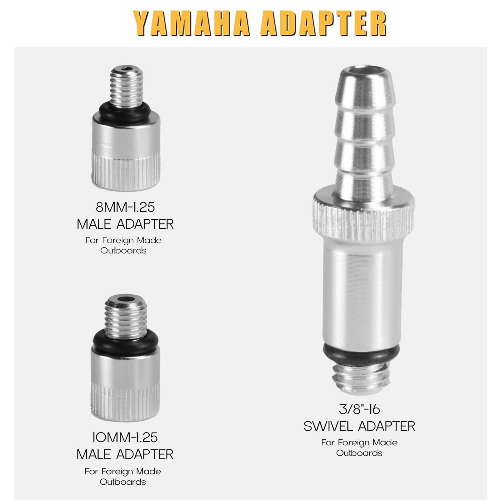 Getriebeölpumpe der unteren Einheit für Standard-Quart-Flaschen, manuelle Getriebeölpumpe mit 3/8 Zoll, 8 mm und 10 mm Metalladaptern für Mercury- und Mariner-Außenbordmotoren