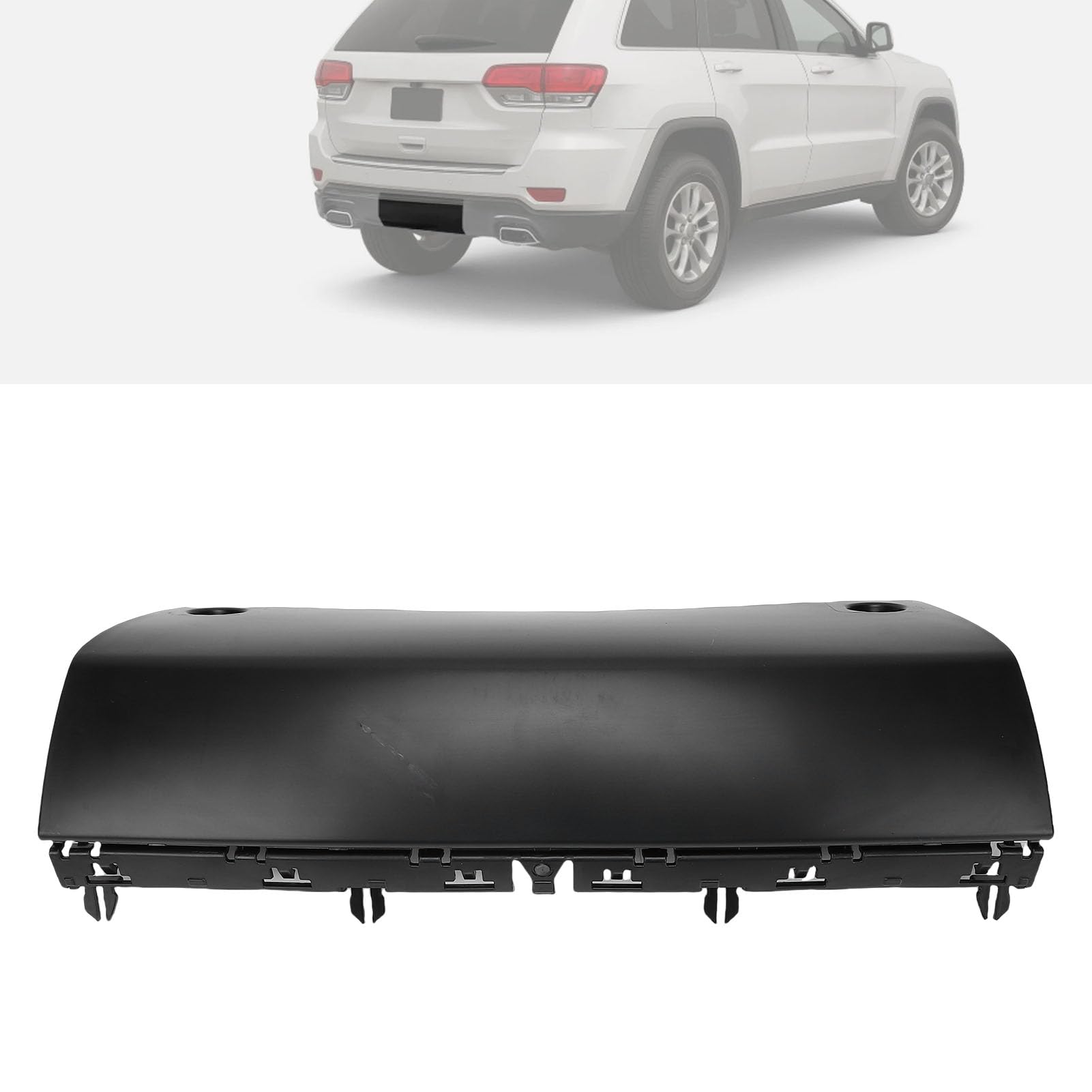 Abdeckung für Hintere Anhängerkupplung 1WD24LAUAD, für Summit Typ 2 (2014–2021), Trailhawk Typ 2 (2017–2021), Modelle mit Doppelauspuff (2014–2022), mit CH1137102