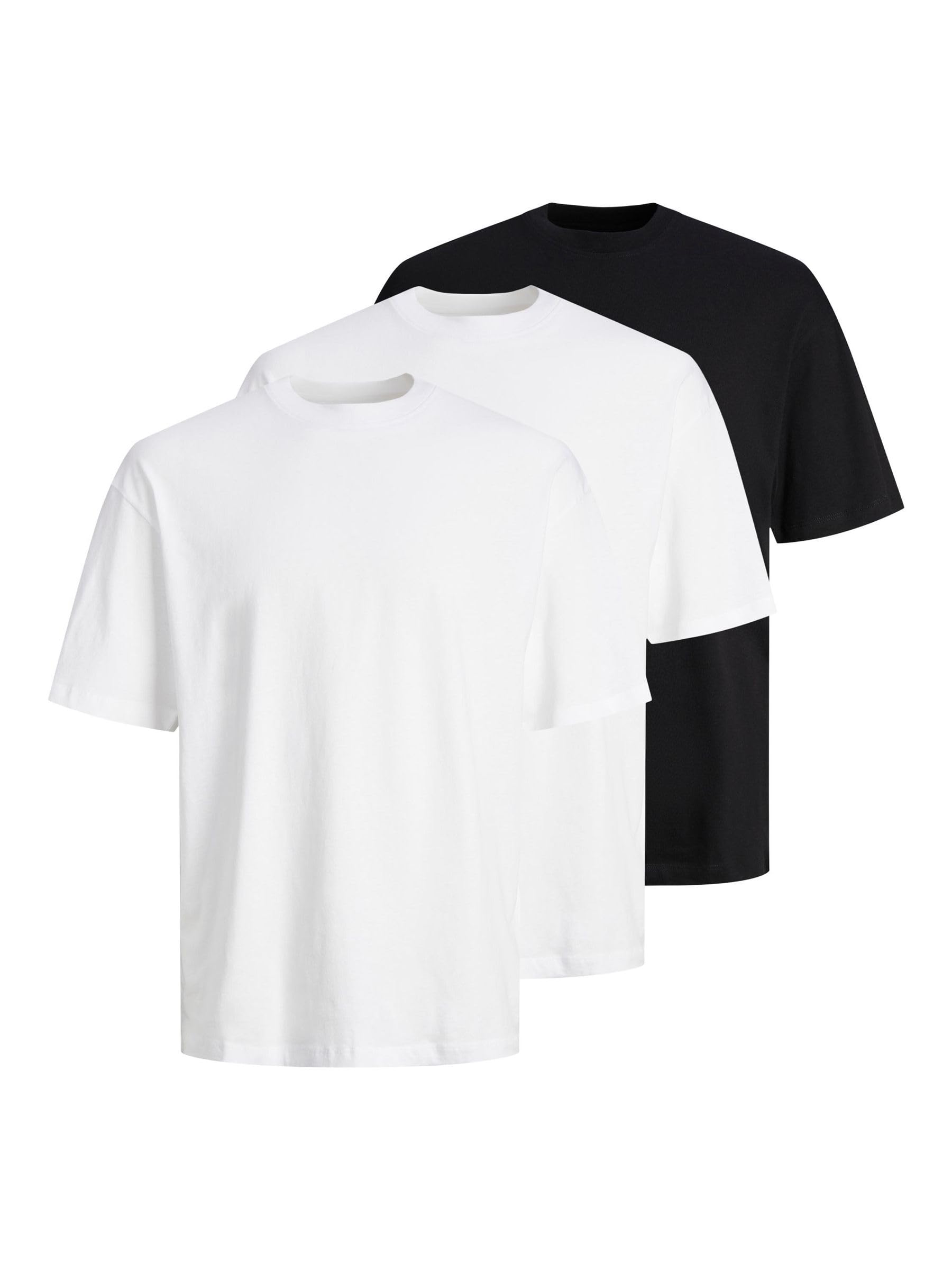 Jjhugo Loose Tee Ss Cn 3Pk Mp Noos