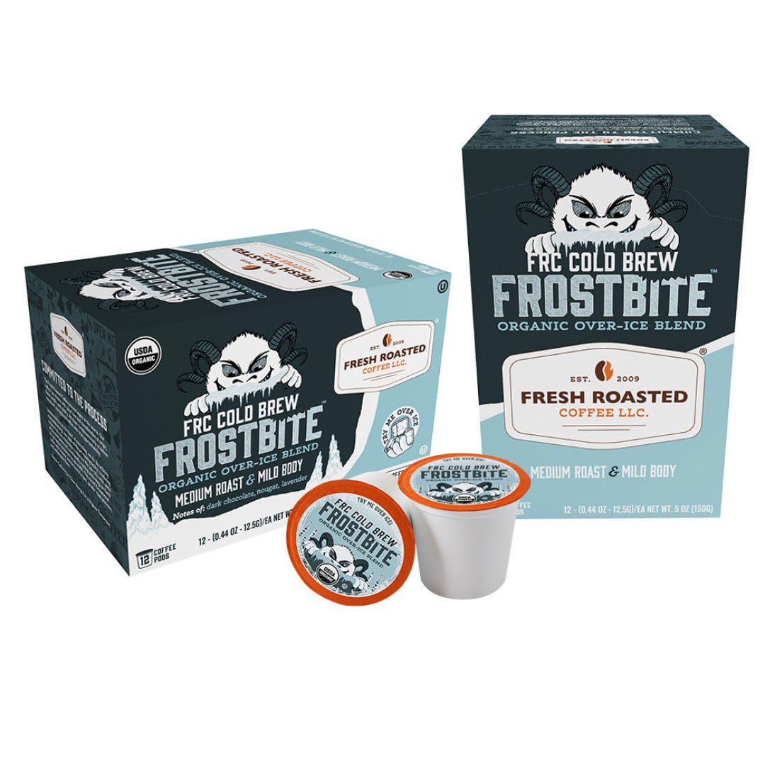 Amazon.com: Fresh Roasted Coffee Organic Frostbite Cold Brew K-Cup