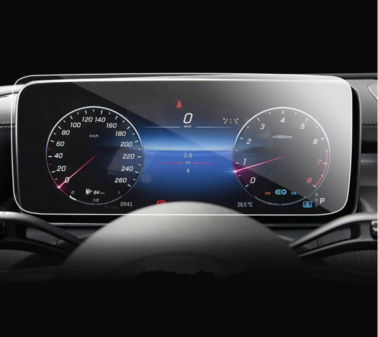 Nawigacja samochodowa Szkło hartowane Ekran LCD Folia ochronna Naklejka Osłona Dla Benz klasy C W205 W204 W206 2021 2022