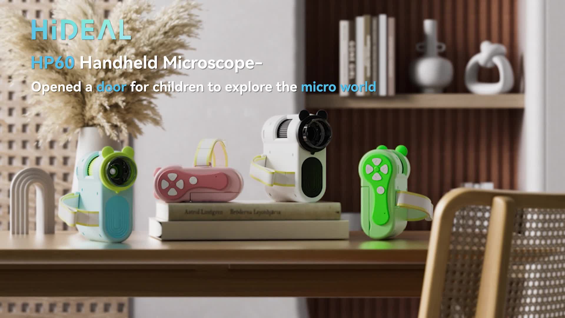 Amazon.com : Hideal HP60 IPS Microscope for Kids: [Auto On & Off