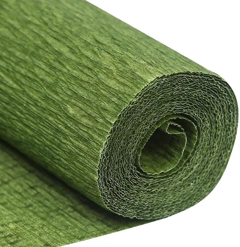 Crepe Paper Roll, Crepe Paper Roll 1Pc 50x250cm Multicolor Craft DIY(Green)