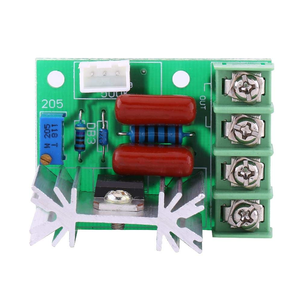 Akozon elektryczny regulator napięcia, moduł AC 50-220 V, 2000 W, SCR, regulator temperatury/prędkości obrotowej silnika, sterowanie jasnością, ściemniaczem, prędkością lub temperaturą