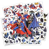 AOMIG Tatouage Temporaire Enfant, 4pcs Superman Tatouage Ephémère, 4pcs Figure D'araignée Tatouages Ephemere, Cadea Décoration De Fête Garçon Fille