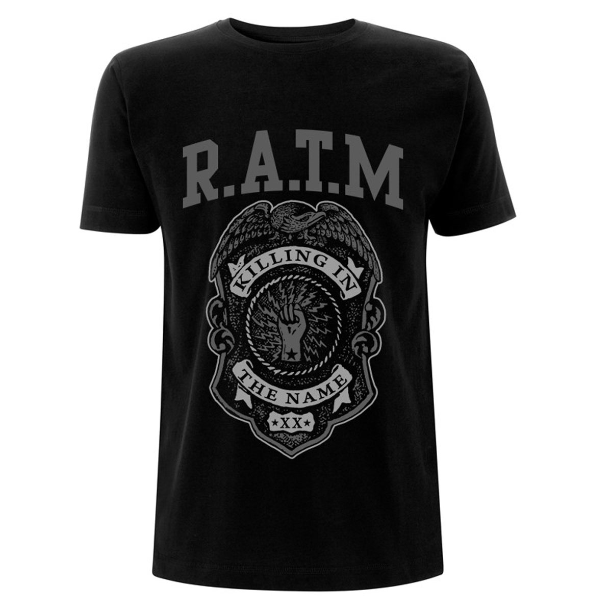 Rage Against The Machine Killing in The Name XX Official Tee T-Shirt Mens Unisex (Medium) Black