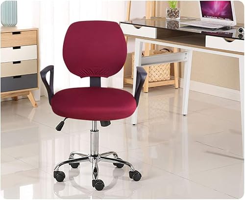 Miniatura 5 de TOPINCN Fundas para silla de computadora de oficina, funda de asiento elástica dividida universal para silla giratoria dividida, protector de 2