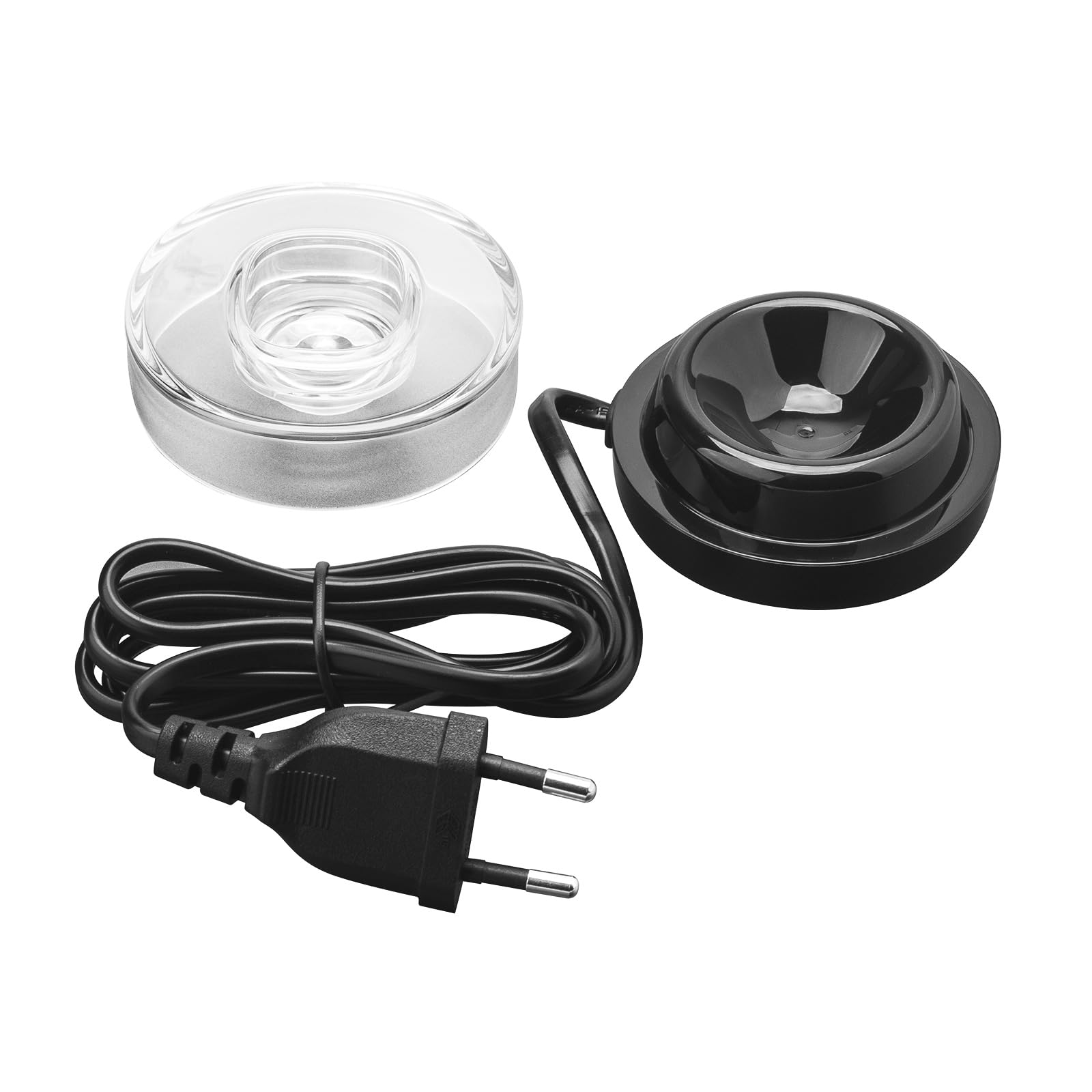Szklana ładowarka do szczoteczki do zębów Philip Sonic HX9300 HX9900, indukcyjna stacja ładująca, przenośny, wodoszczelny kabel sieciowy, przyjazny dla środowiska ABS, do podróży (czarny)