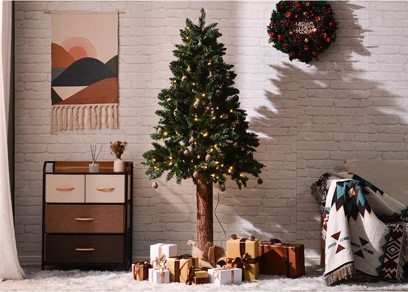 Amazon | クリスマスツリー 北欧 おしゃれ 150cm オーナメント 30個