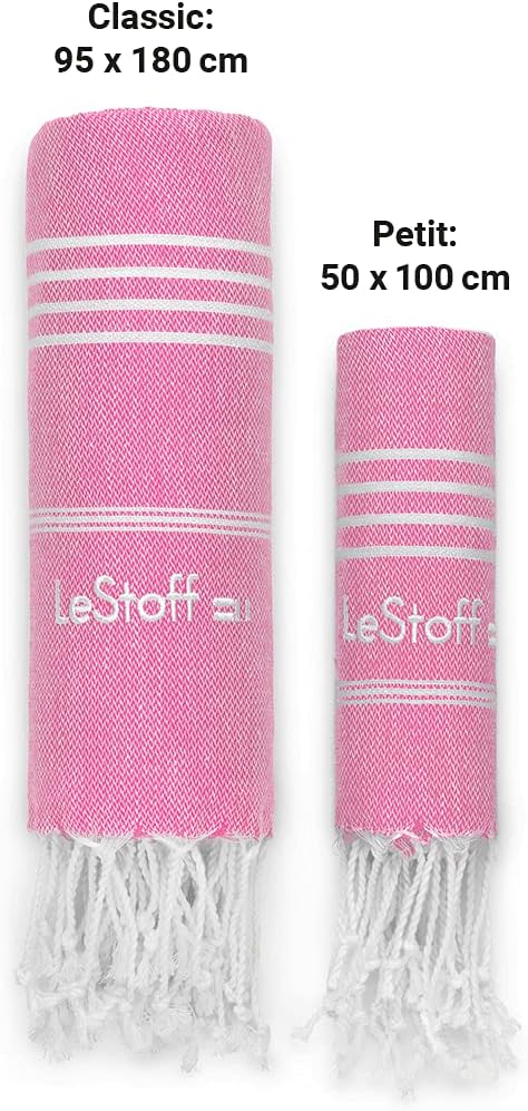LeStoff Premium Hammam Towel, 100% Organic Cotton, Pre-washed Sustainable Absorbent & Quick-drying, Beach, Bath, Shower, Yoga - Image 4