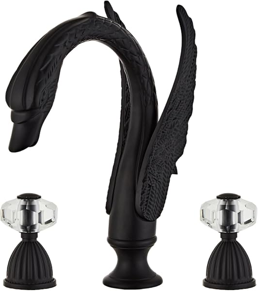 Gold Bathroom Faucet Antique Brass Three Holes Widespread Crystal Handle Bathroom Sink Faucets Retro Vintage Lavatory Va