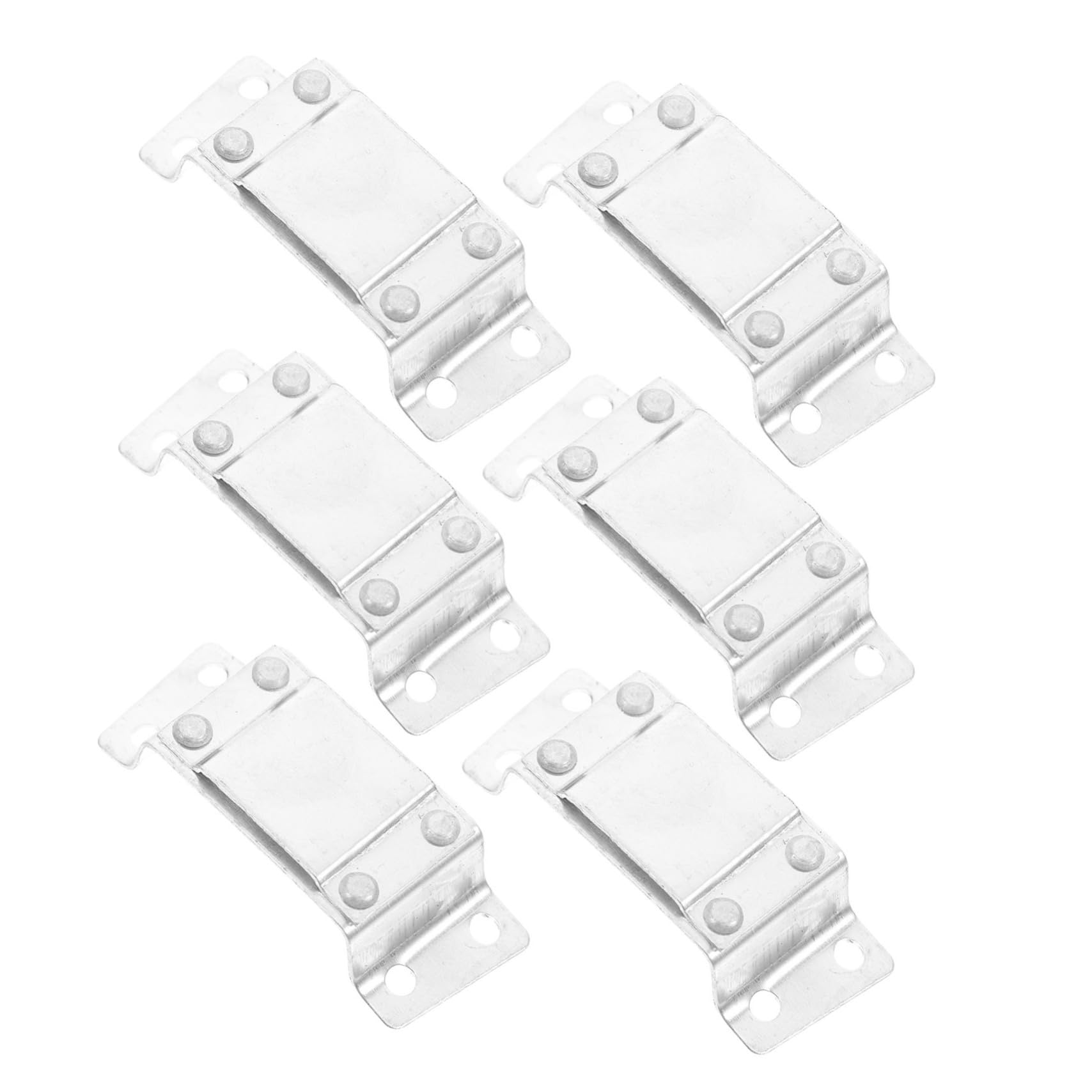 6 Pezzi Clip per Elmetto in Lega di Alluminio Argento, Leggero e Resistente