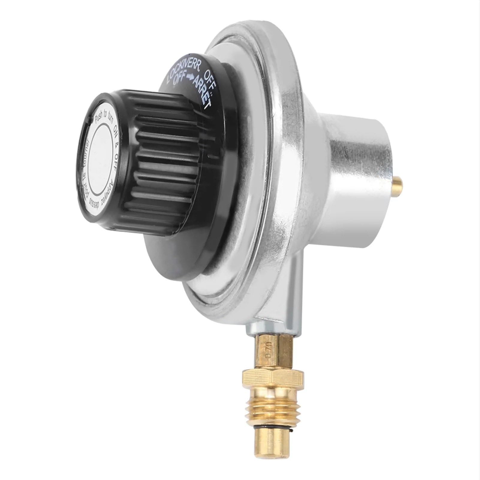 Manómetro de Gas propano, regulador Ajustable de Baja presión, válvula de Control, regulador Ajustable de Baja presión para Parrilla de Barbacoa.