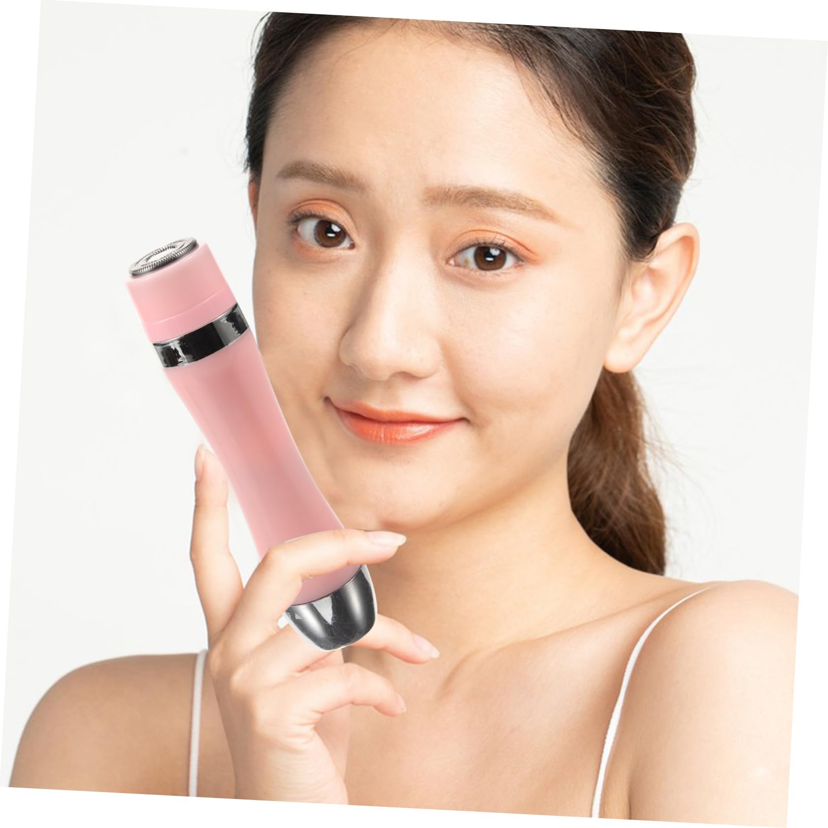 NOLITOY Electric Shaver for Women 4 in 1 Body Hair Removal Facial Hair Remover Shaver Comfortable Grip Battery for Smooth Sk