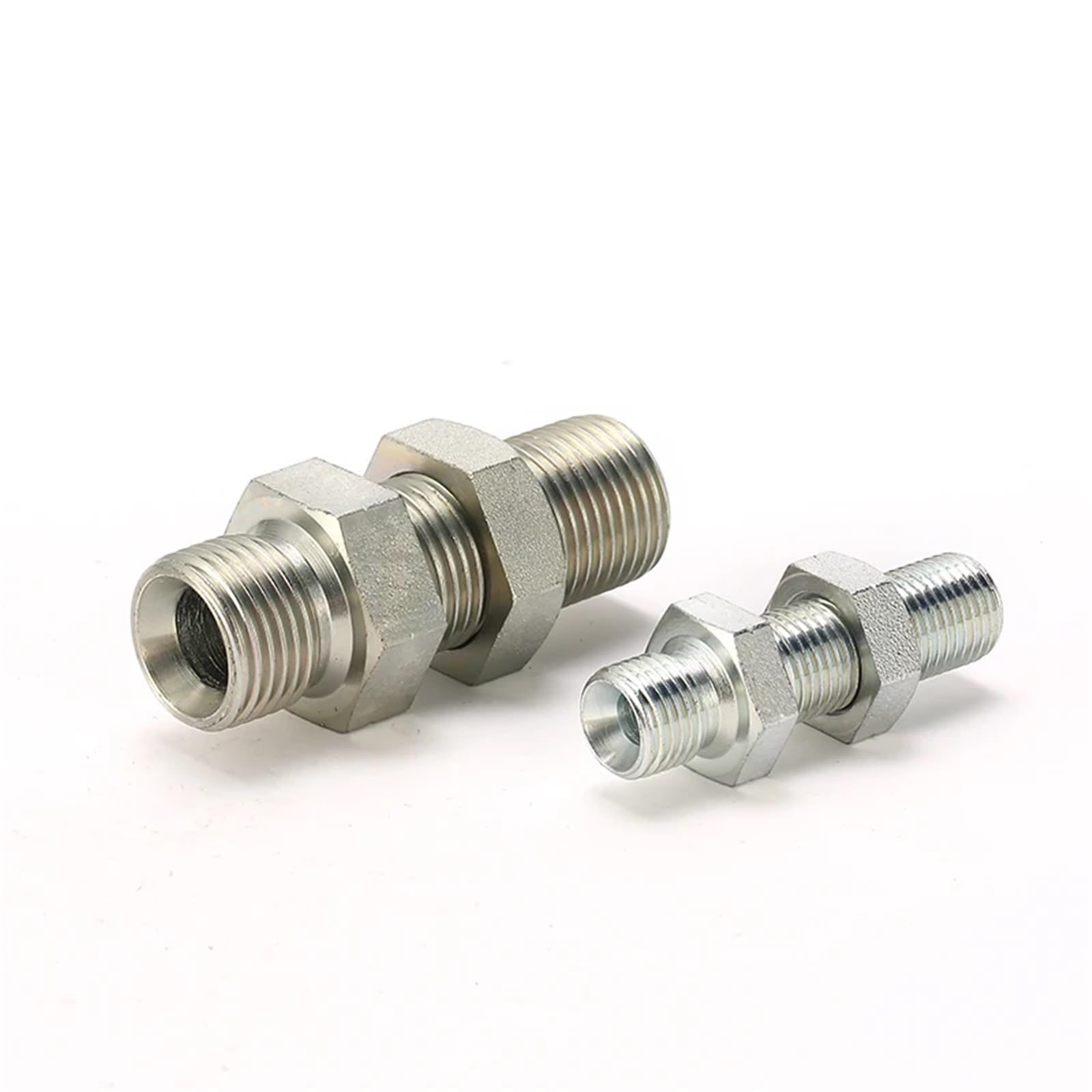 100pcs 6B-04 BSPP Male 60° SEAT Bulkhead
