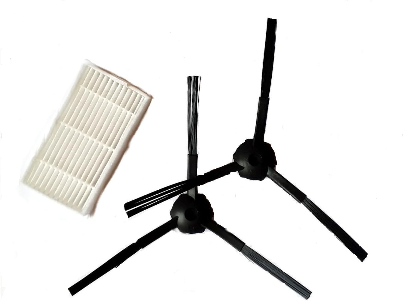 1 pairs of replacement brushes for Profimaster Robot 2712 vacuum cleaner or Ariete Briciola 2711,2712,2717