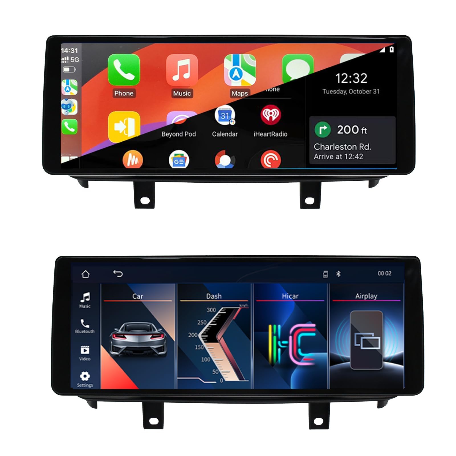 12.3 Inch Car Stereo Carplay Touchscreen for BMW X5 X6 2014-2016 F15 F16