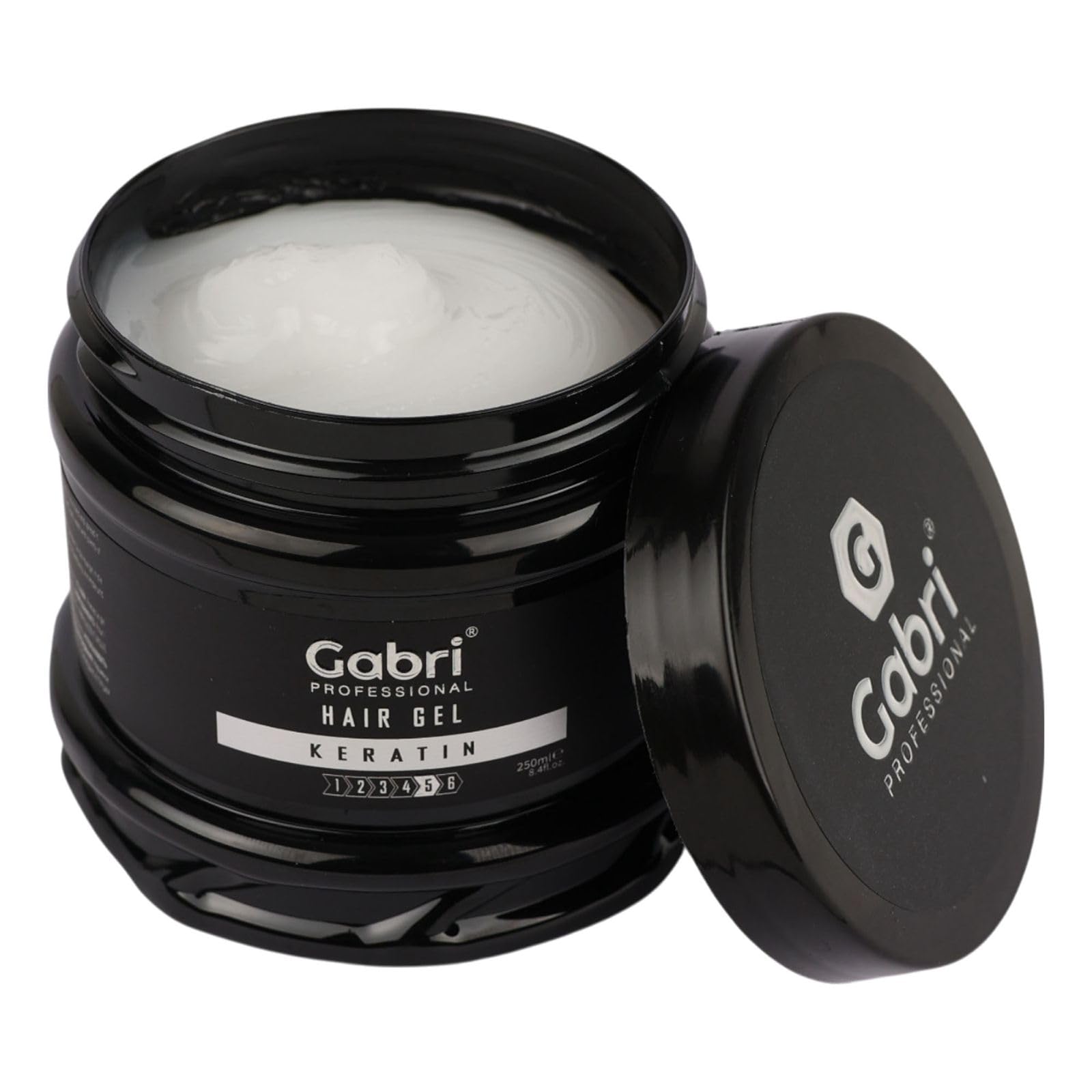Gabri Hair Styling Gel, Firm Hold Styling Hair Gels, High Gloss, Anti-Frizz Effect, Edge Control - Image 2