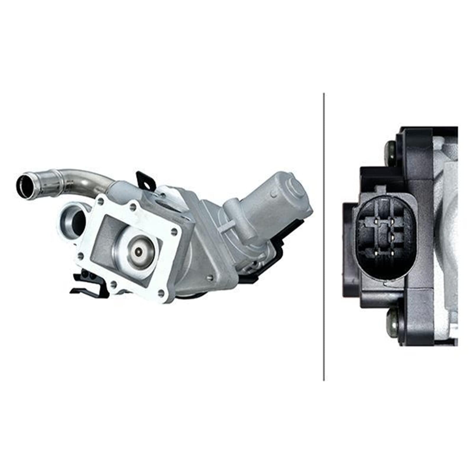 HELLA 6NU 014 865-121 Zawór AGR - 12V - elektryczny - 5-biegunowy - z pierścieniami uszczelniającymi