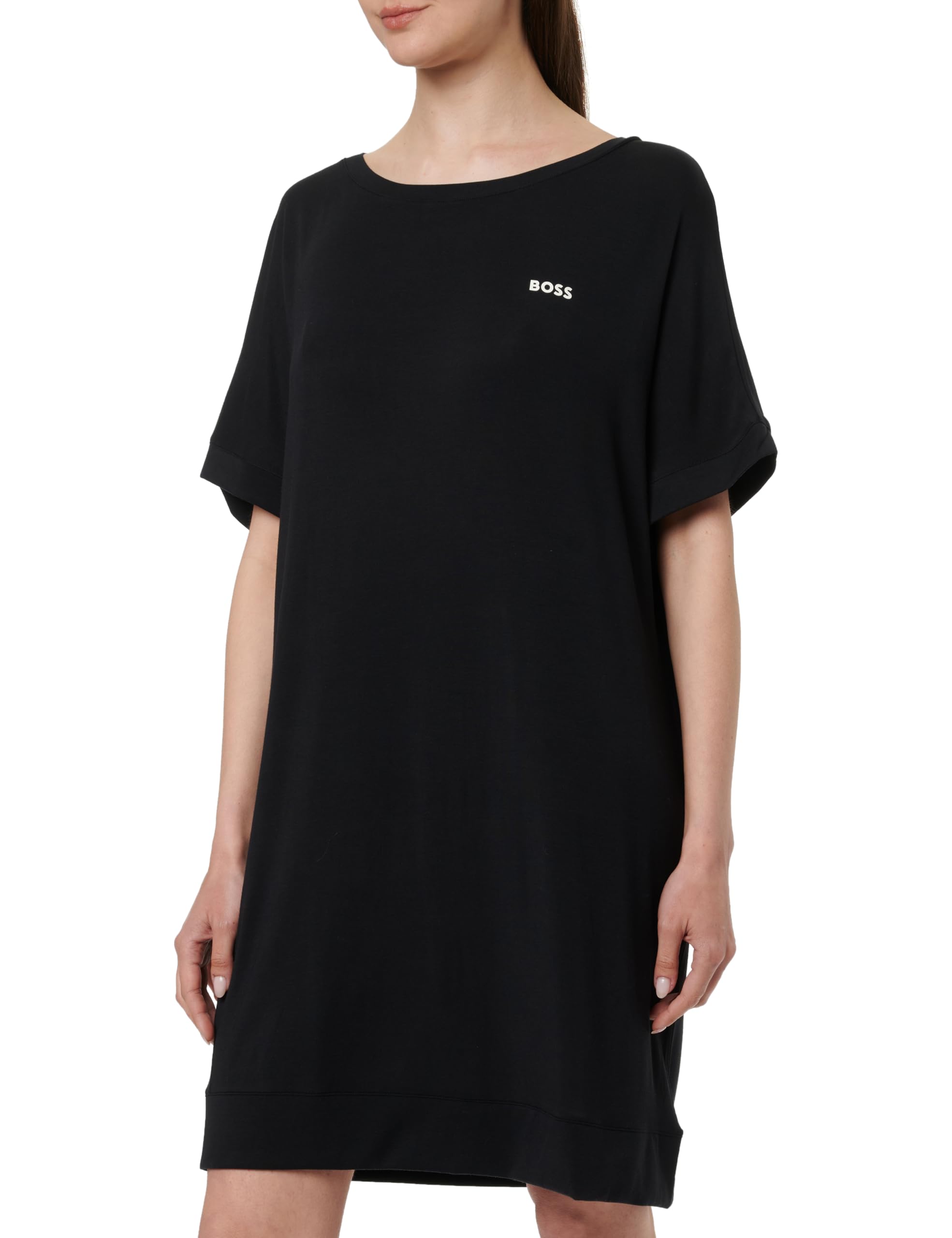 BOSS Women's Night_Dress, Black 001, M