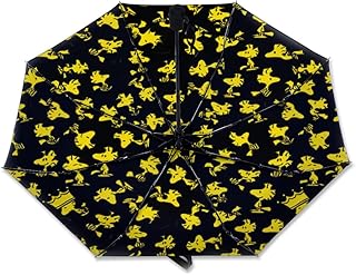 スヌーピー 折りたたみ傘 ワンタッチ 自動開閉 UVカット100 完全遮光 遮熱 折り畳み傘 紫外線遮断 耐風撥水 メンズ レディース 晴雨兼用 収納ポーチ付き 梅雨対策 二人用 通勤 通学 母の日 父の日 ギフト