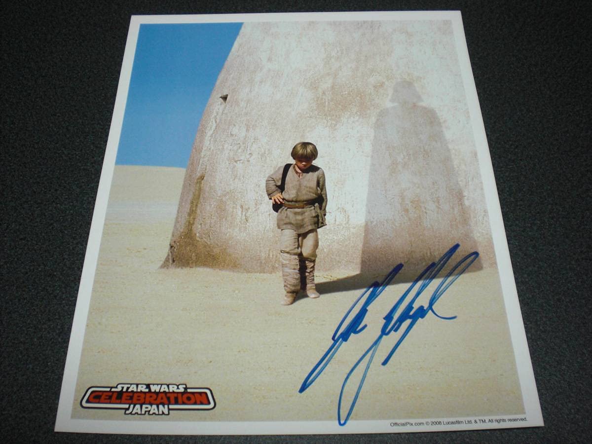 スターウォーズ アナキン（少年）役 ジェイクロイド直筆サインポートレート スターウォーズ アナキン（少年）役 ジェイクロイド直筆サインポート スターウォーズ アナキンスカイウォーカー ジェイクロイド 直筆サイン フィギュア