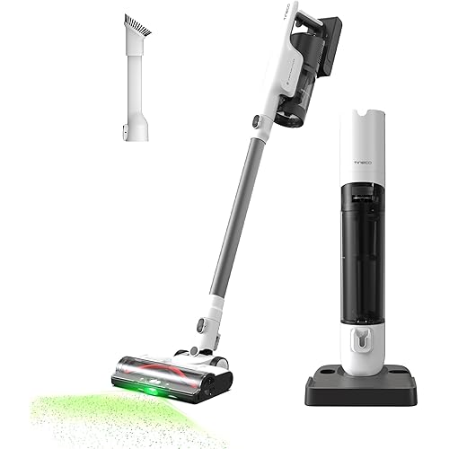 Tineco Pure ONE Station 5 Cordless Smart Vacuum with 2.5L Auto Dust Base, Full-Path Self-Cleaning, 175W Suction, ZeroTangle Tech, iLoop Smart Sensor, Suitbale for Hard Floor & Carpet