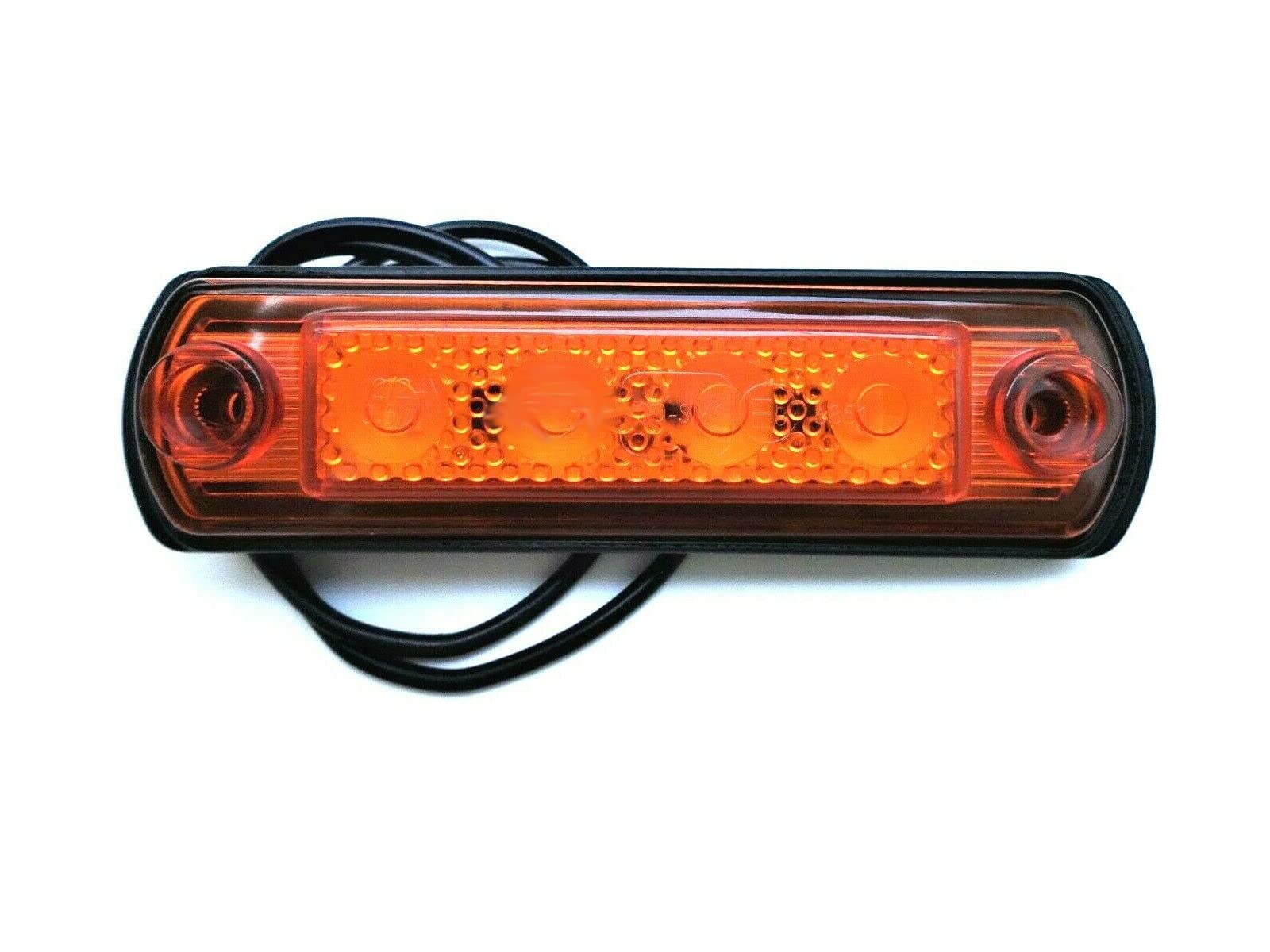 10 Bombillas Posicion LED de Contorno E9, Piloto Lateral para Coche, Camión, Remolque