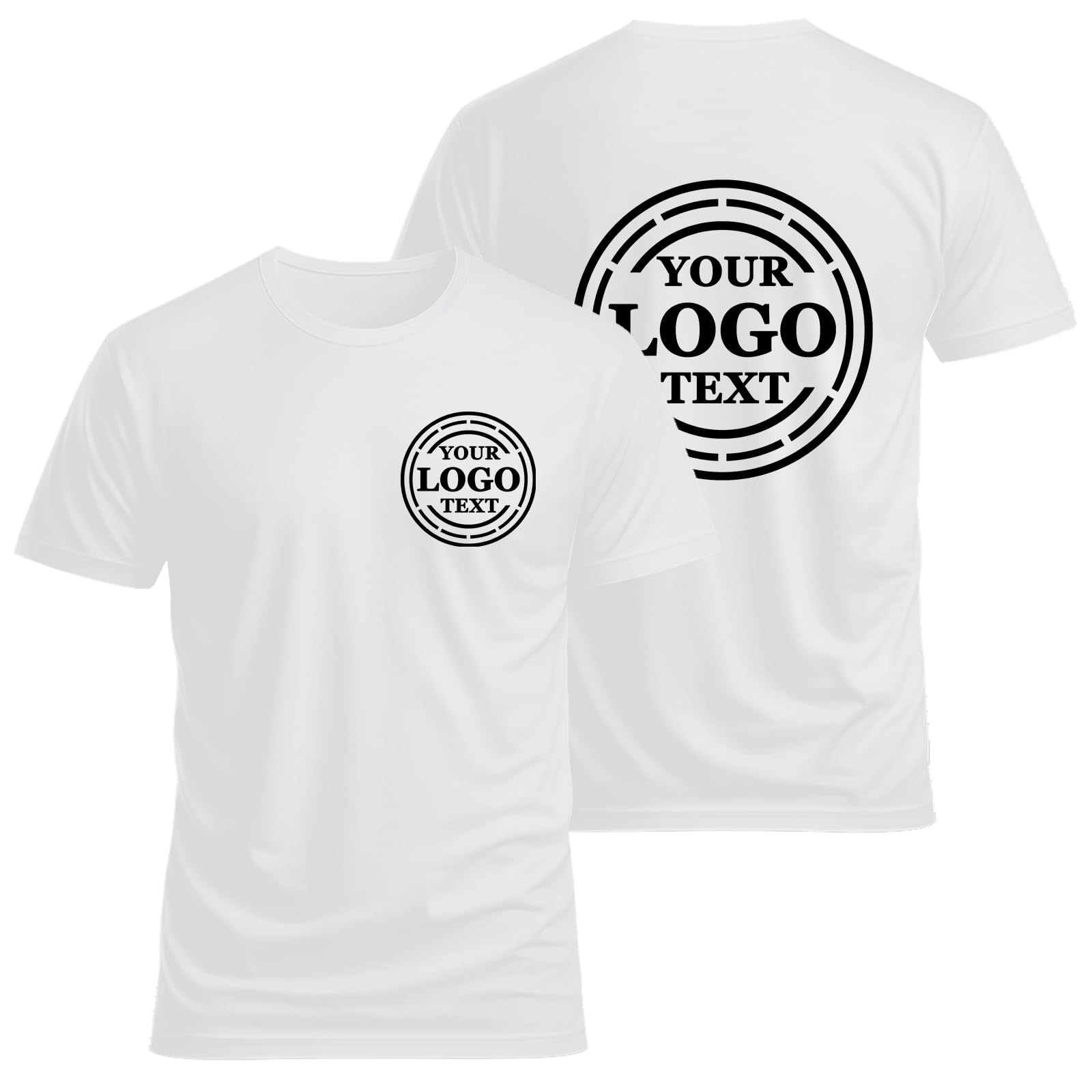 Custom T Shirts for Men Women Personalized Tshirts Design with Your Text Logo Photo Cotton T-Shirts Front/Back