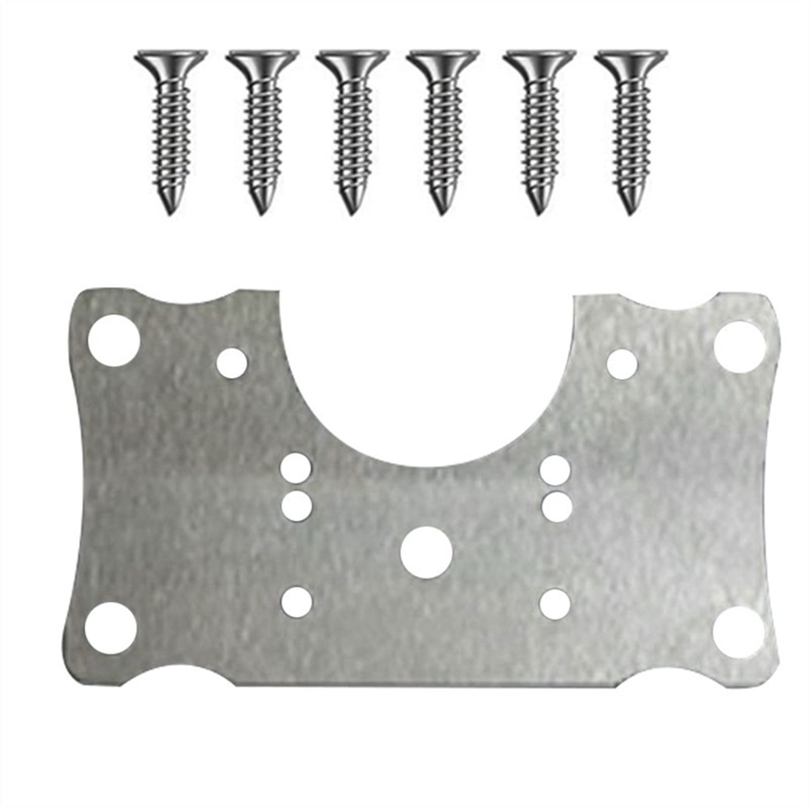 Nvsfzgiyg 9X9cm Hinge Maintenance Plate, Alloy Material, Used In Cabinets, Drawers, Windows, Rust-Proof Rust(9X9cm)