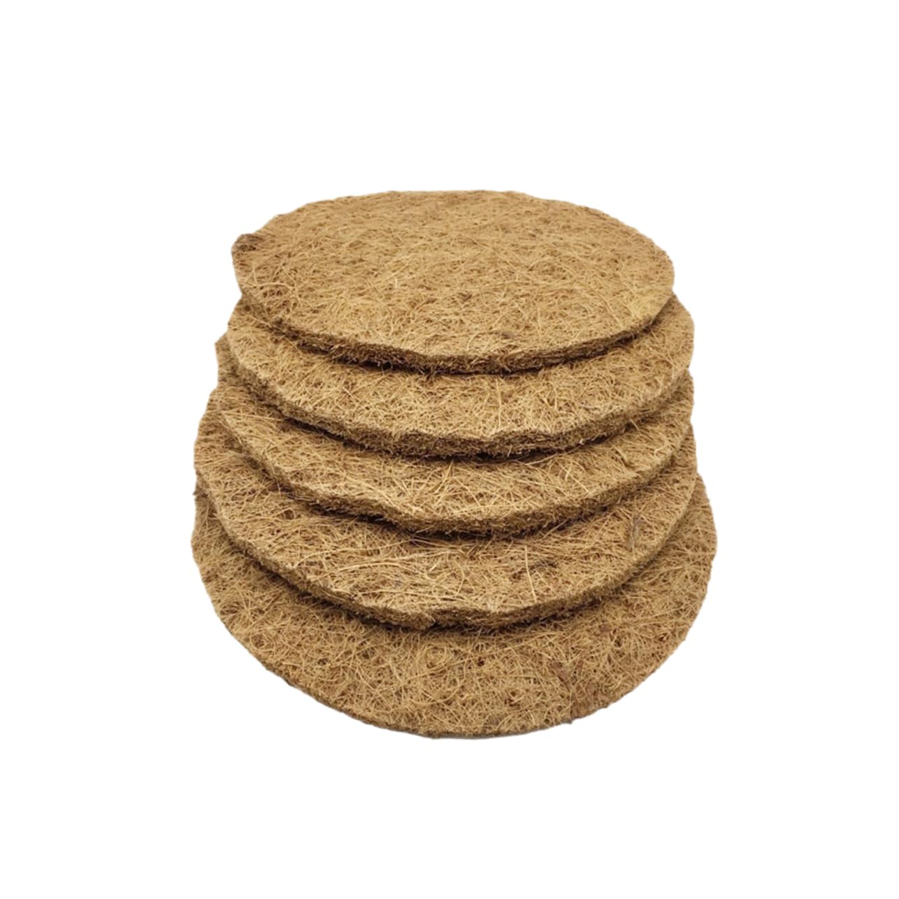 Garneck 15pcs Pigeon Nesting Pad Coconut Fiber Egg Pad Warm Comfortable for Pigeon Egg Bird Supplies