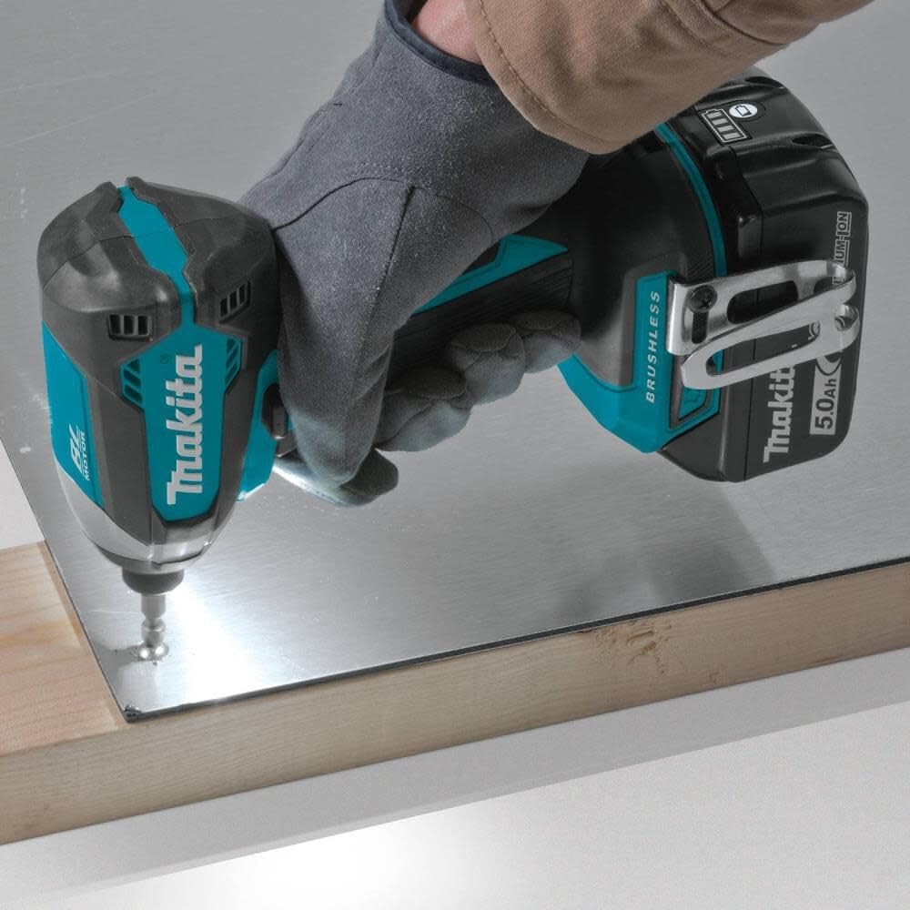 Makita Maktia XDT13T 18V LXT Lithium-Ion Brushless Cordless Impact Driver Kit (5.0Ah)