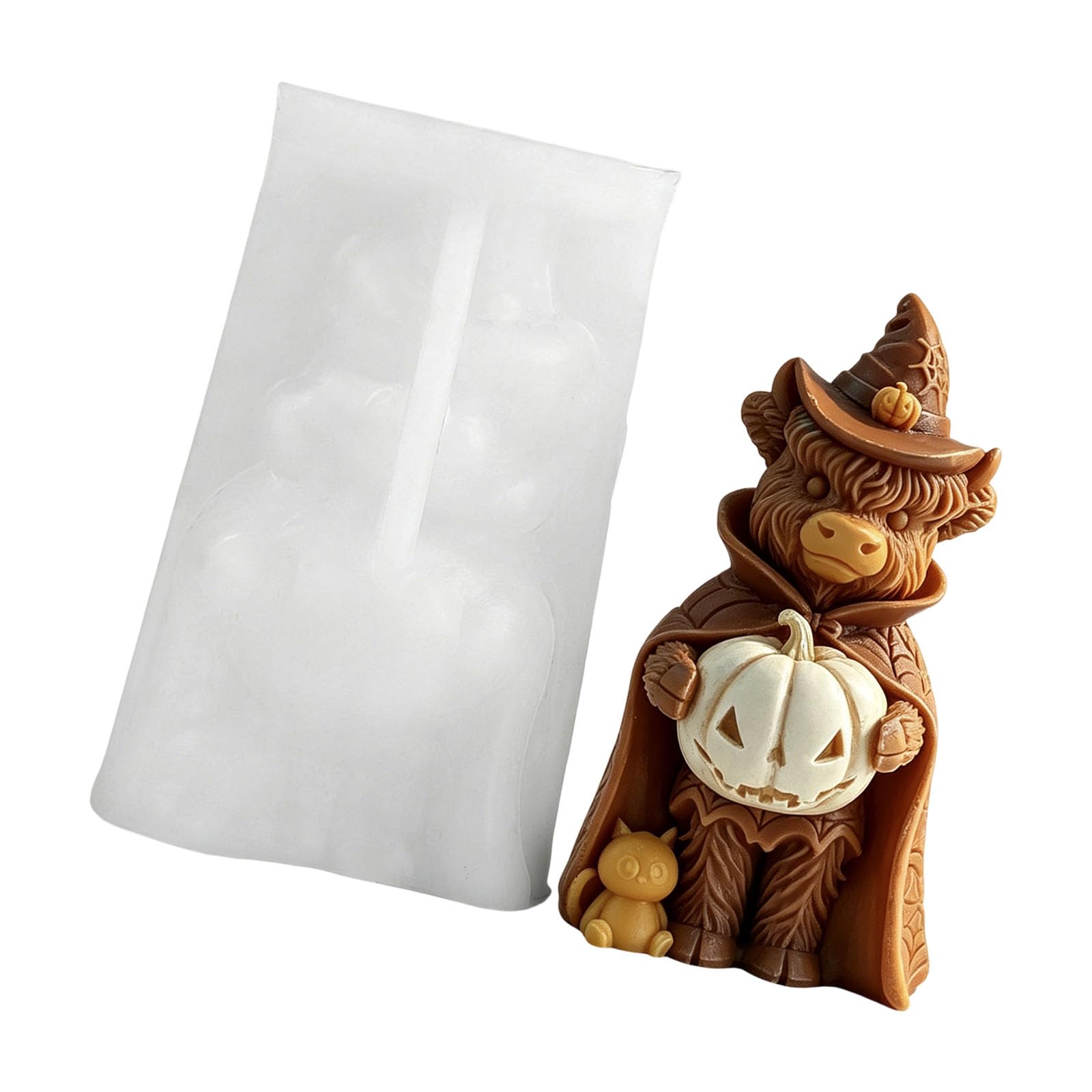 Xjdzineq Food Safe Silicone in Fun Cattle Shape for Seasonal Craft and Parties Supplies