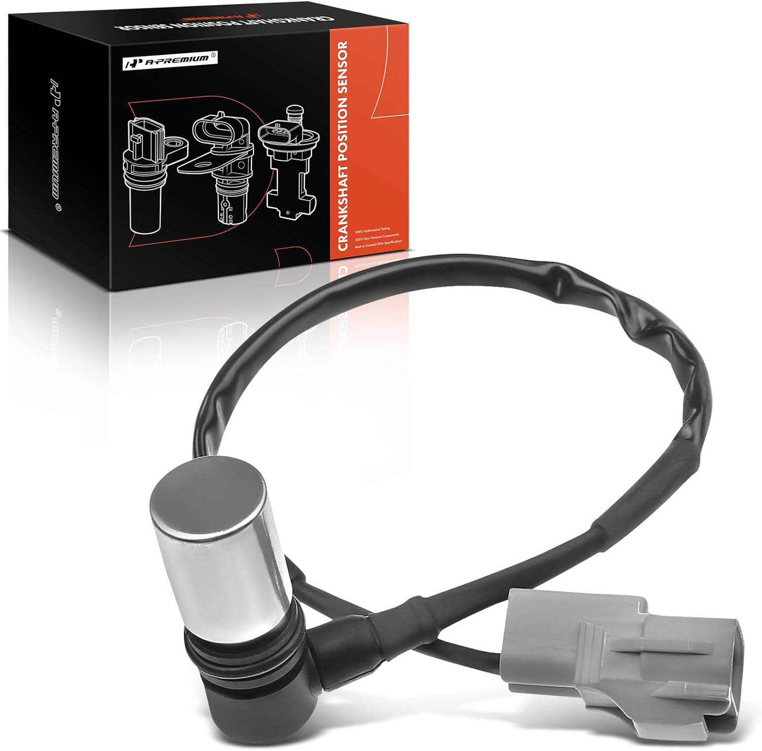 A-Premium Engine Crankshaft Position Sensor Compatible with Chevrolet W3500 W4500 W5500 Tiltmaster GMC W3500 W4500 W5500 Forward Isuzu NPR NQR NRR 2005-2007 L4 5.2L, Replace# 8973061131