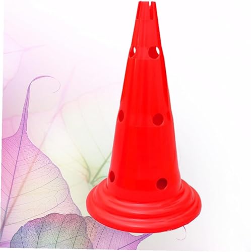 Miniatura 6 de Sports Training Cone Red with Holes Thickened Marking Bucket for Soccer Football Agility Drills Roadblock Stability for Outdoor Athletic Practice