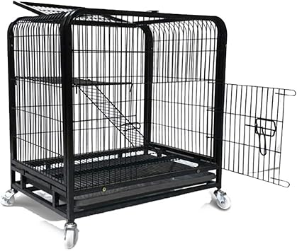 Amazon サンパーシー 2段式 ペットケージ キャット 猫 キャスター付 スリム コンパクト 組み立て 扉 サークル 留守番 室内用 屋内用 快適 家 おうち ハウス 並行輸入品 サンパーシー サークル プレイサークル 通販