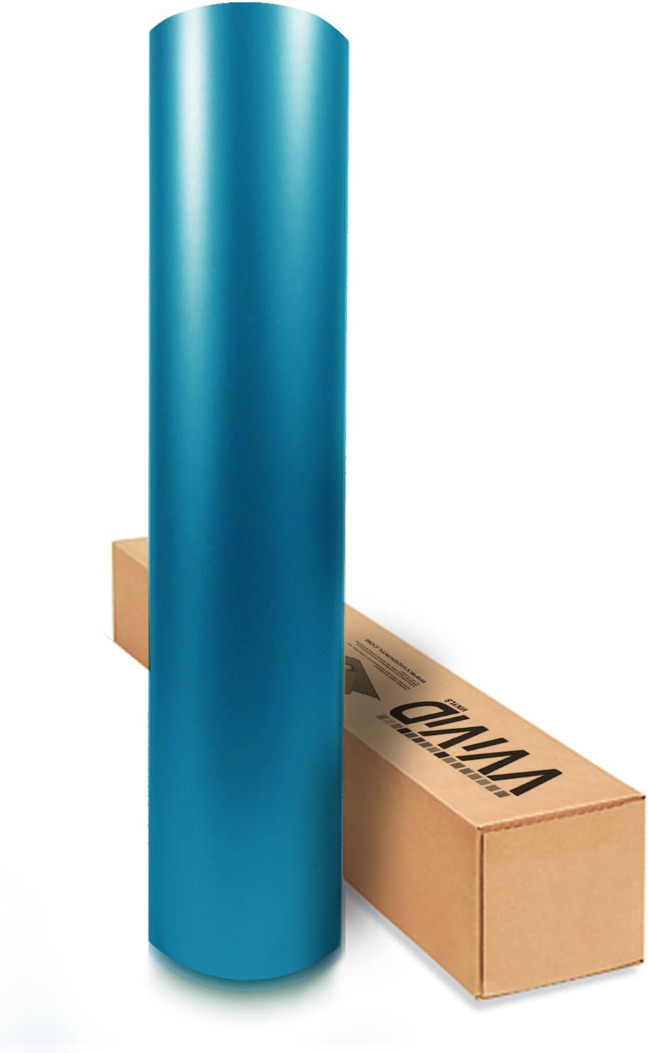 Matte Balloon Blue 5ft x 6ft Cast Vinyl Wrap Roll Film Decal Sticker for Car Bike Boat Interior Exterior Air Free Channel Technology VViViD USA