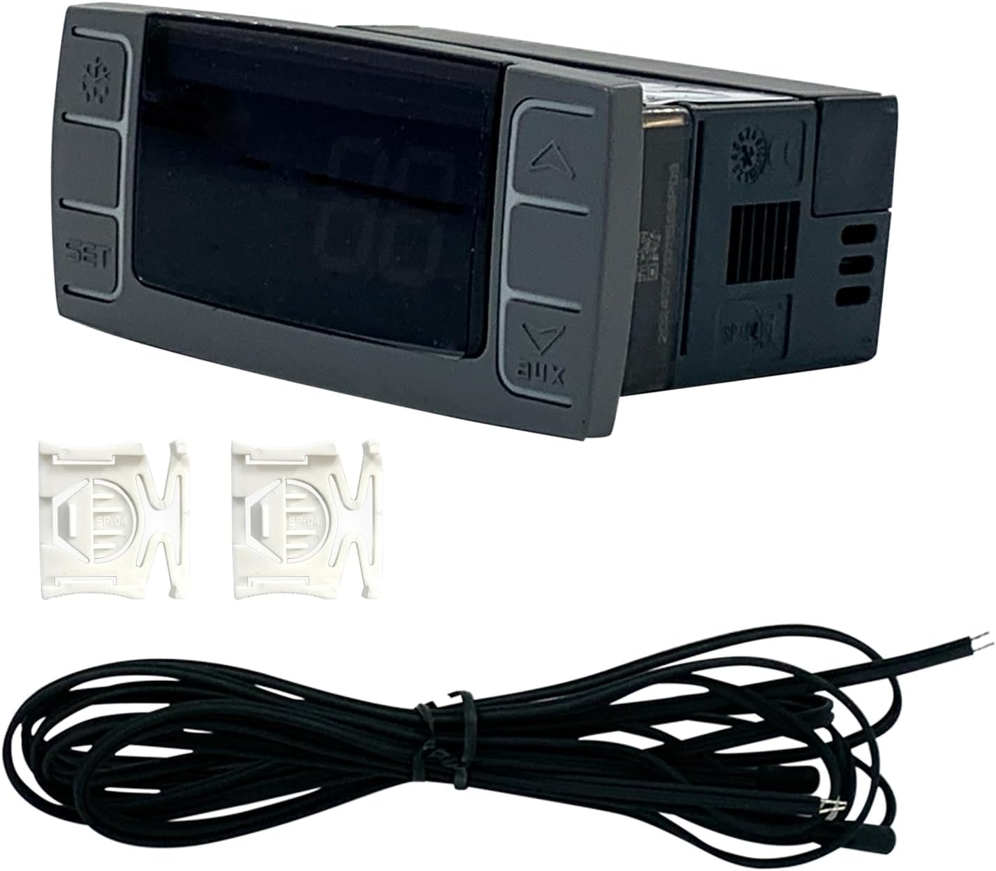 for Dixell XR06CX-4N1F1 Digital Thermostat Controller with Temperature Sensing Probe 120V 50-60Hz Temperature Controller for Refrigerators Freezer