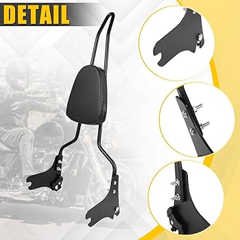 Amazon.com: AUFER Black Detachable Rear Passenger Backrest