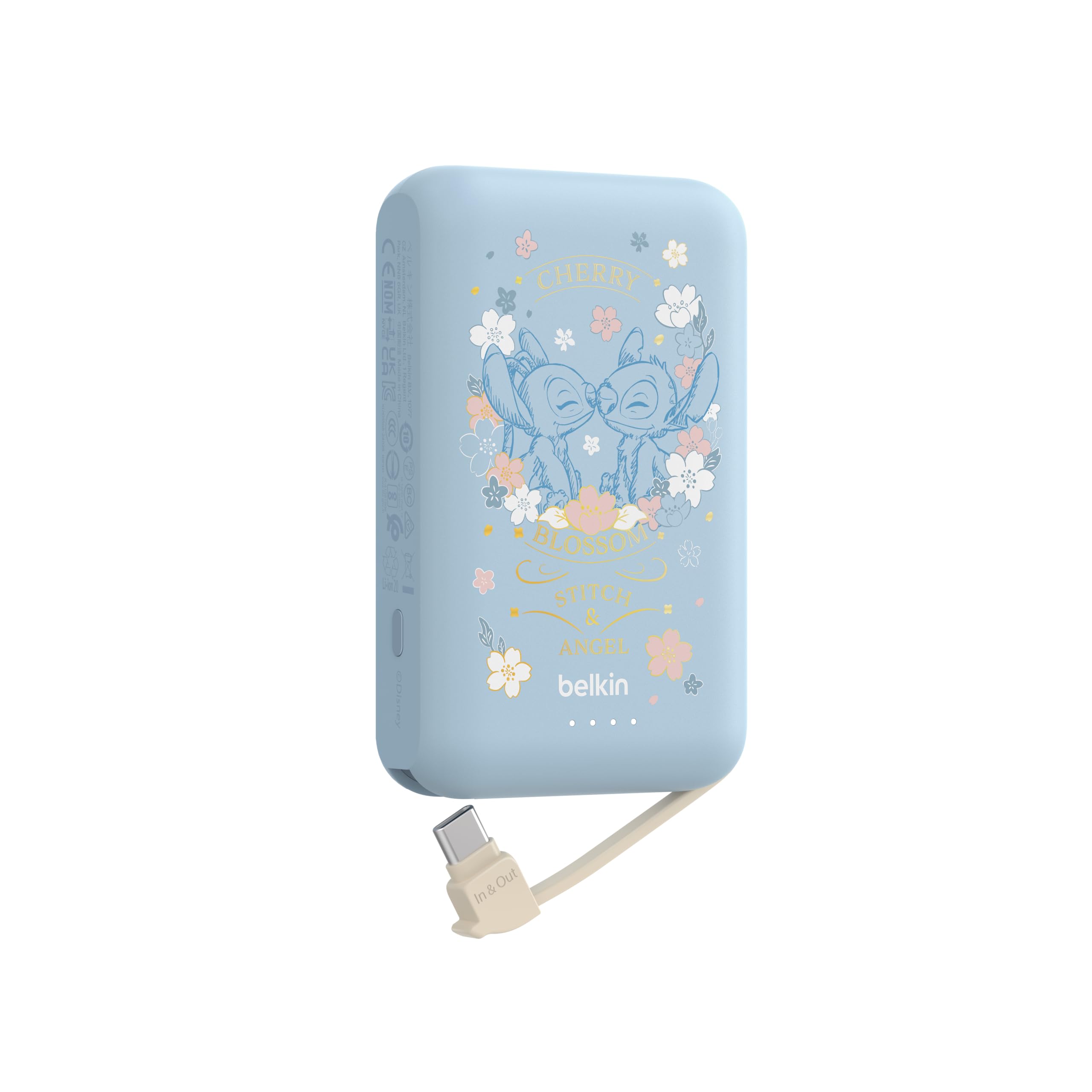 Amazon.co.jp: 【ディズニースティッチ】Belkin モバイルバッテリー