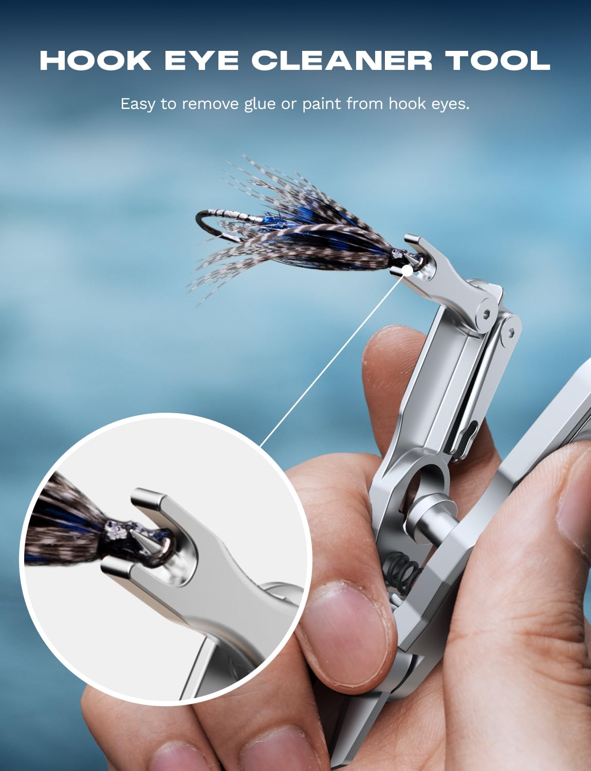Hook-EZE Fishing Line Cutter - Fly Fishing Nippers -4