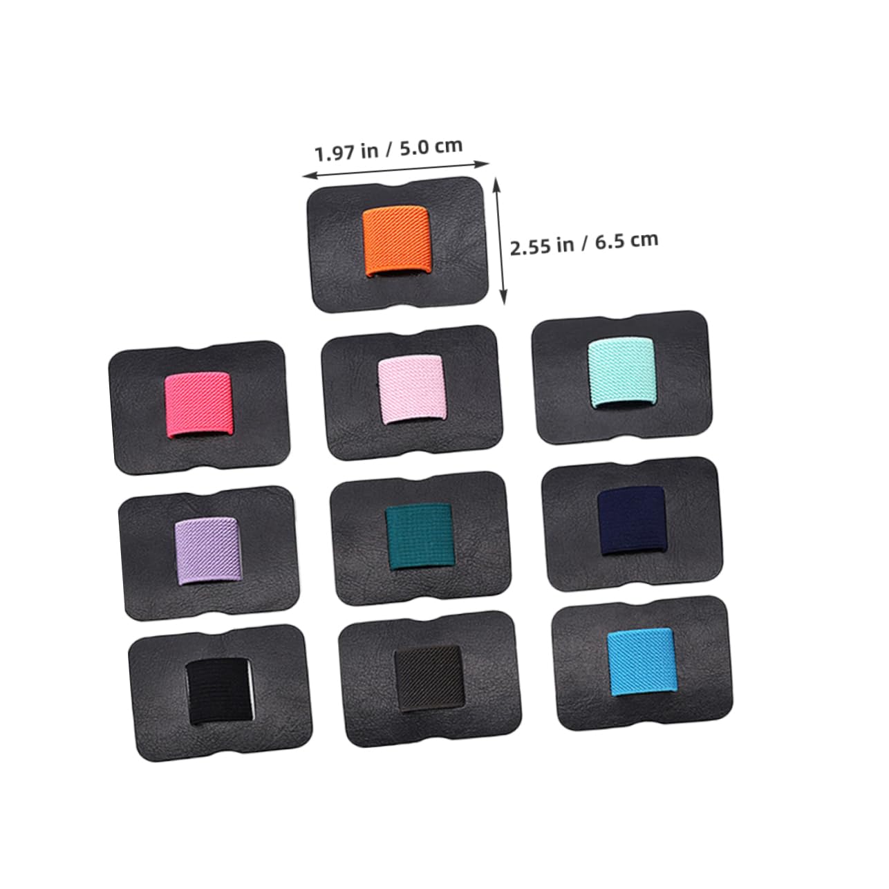 Operitacx 50stücke Teiliges Selbstklebender Pu-stift Und Kabelhalter Für Notizbücher Und Tablets Elegante Farben Für Optimale Organisation Installieren Für Büro Und Zuhause