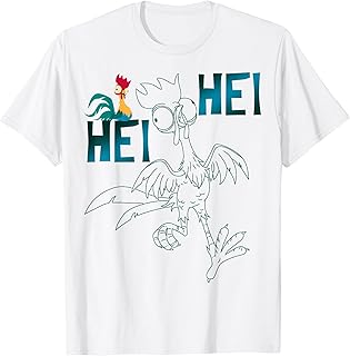 Moana Hei Hei Outline Camiseta