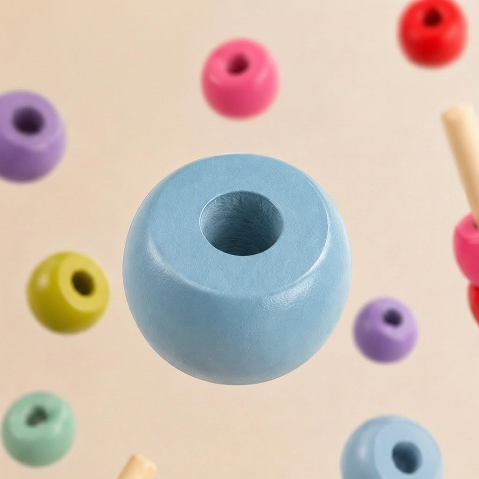 Didattico Aritmetico | Pallottoliere con Perline, Educativo, Verticale, per Scuola Infanzia, Casa, Neonati, Stile B